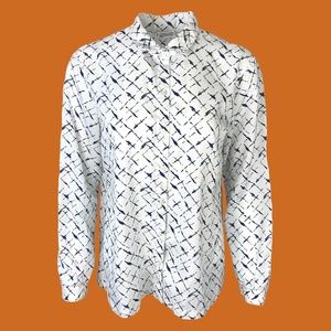 Vintage 70's Catalina Yacht Blouse, Beach / Sailing Blouse